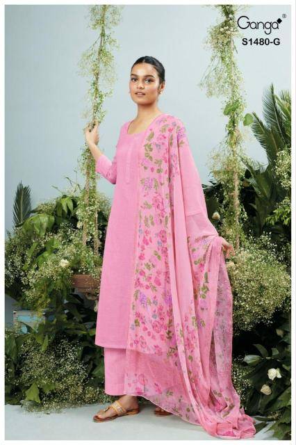 Ganga ora 1480 Dress material suppliers in Surat